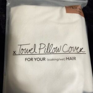 Kitsch White Towel Pillow Cover